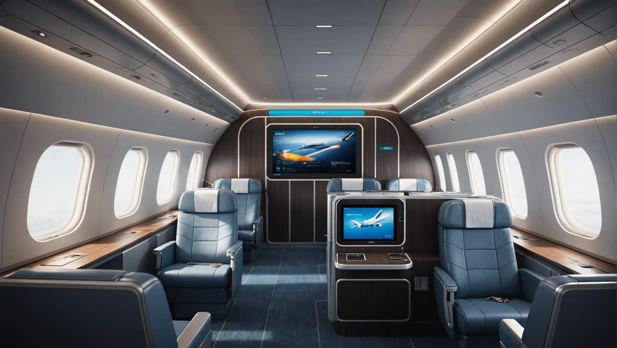 découvrez les dernières innovations en matière d'aménagement intérieur des cabines d'avion et plongez dans le futur de la technologie aéronautique.