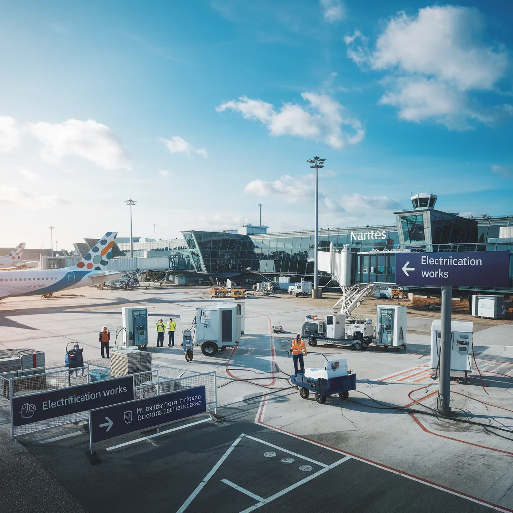 find out how nantes airport is undertaking electrification work to modernize its ground operations, improving energy efficiency and reducing its carbon footprint. follow the progress of this innovative project to benefit the environment and airport performance.