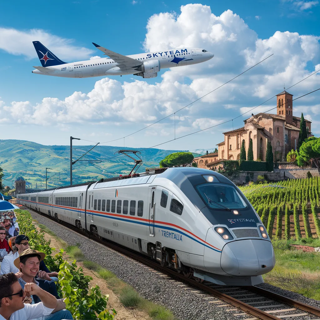 discover how skyteam and trenitalia work together to offer combined air and rail itineraries across italy, guaranteeing a smooth and enjoyable journey. enjoy a seamless travel experience, connecting Italy's most beautiful destinations, while benefiting from exceptional service quality.