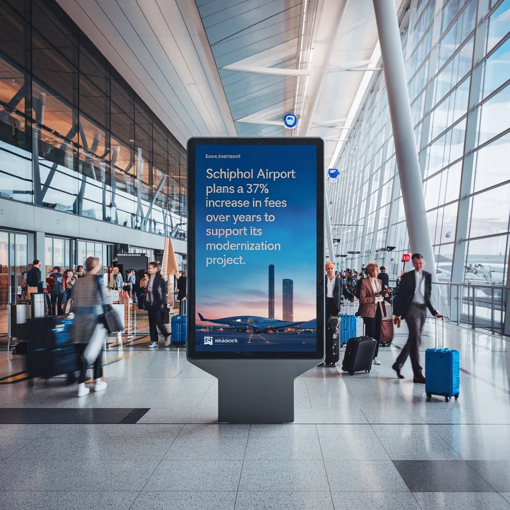 find out how amsterdam-schiphol plans to increase its charges by 37 % over three years to finance its ambitious modernization project, aimed at improving the passenger experience and strengthening airport infrastructure.