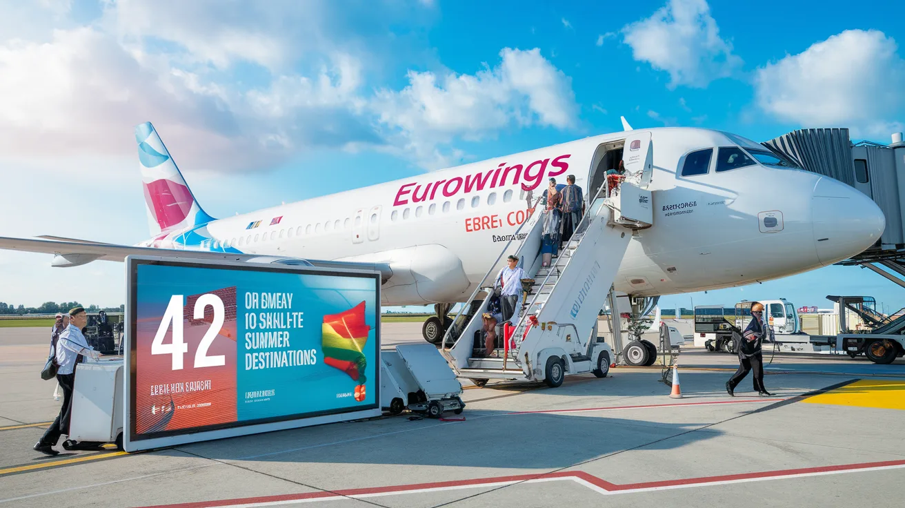 discover eurowings' new horizons at berlin-brandenburg! with 42 new summer destinations, get ready to explore fascinating places and experience unforgettable adventures this summer.