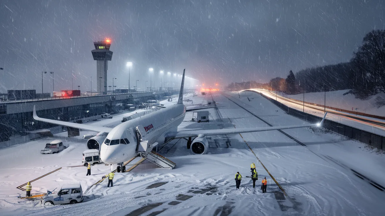find out how snowstorms are disrupting air traffic in the united kingdom and germany, causing flight delays and cancellations. keep up to date with the latest updates on weather conditions and their impact on travelers.