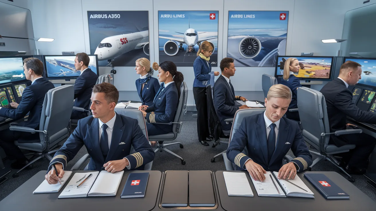 discover how swiss prepares its pilots and cabin crew for the integration of the airbus a350, combining expertise and innovation to deliver an exceptional flying experience. go behind the scenes of aviation training and development.