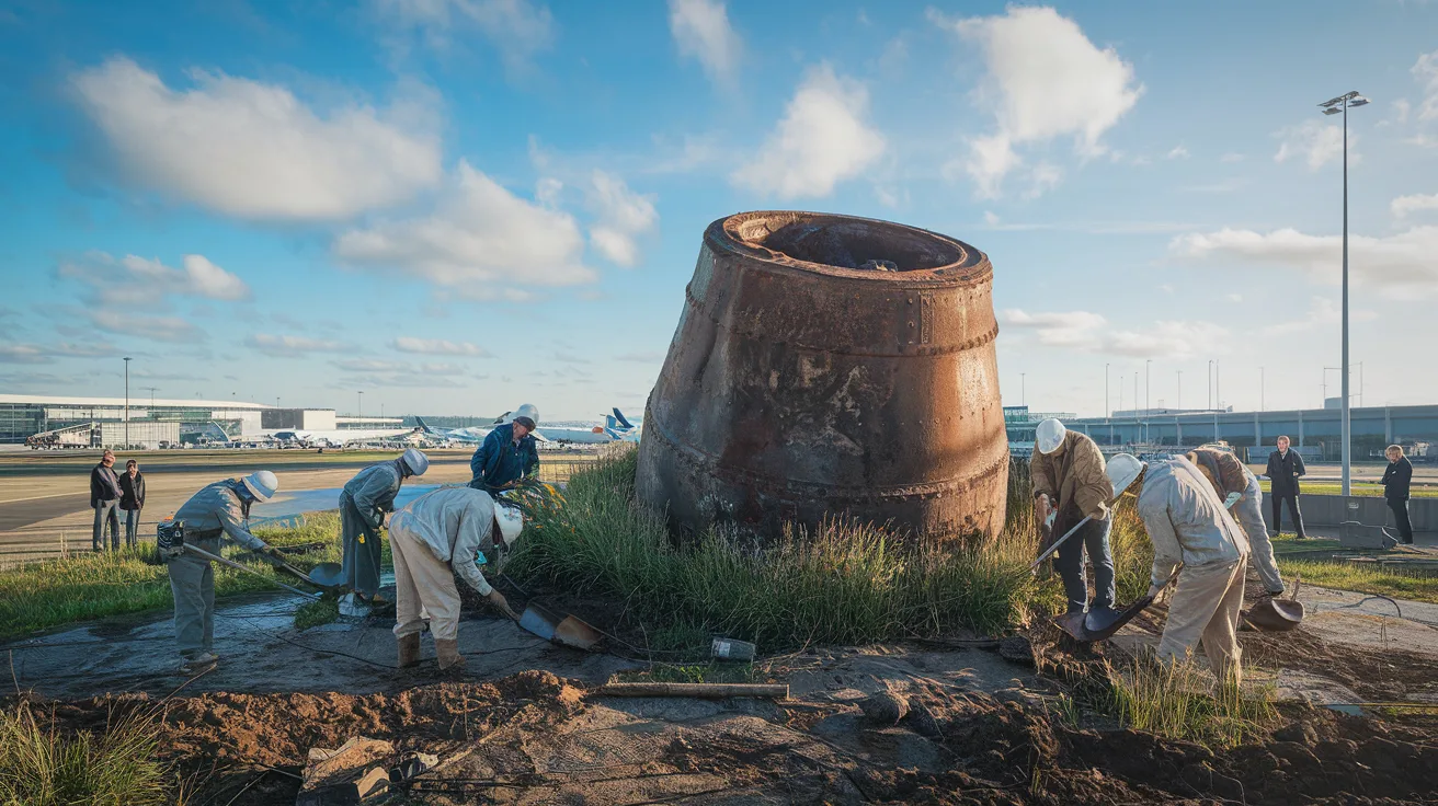 a shell from the Second World War has been discovered near nantes airport, arousing the interest of historians and local authorities alike. dive into this fascinating discovery that recalls the key events of our recent history.