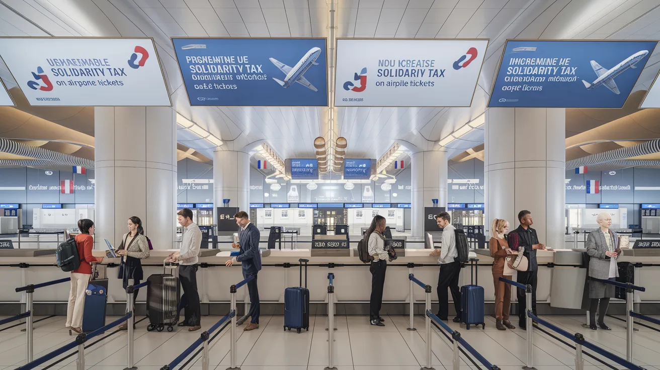 découvrez les détails de la nouvelle hausse de la taxe de solidarité sur les billets d'avion en france. cette initiative vise à renforcer le financement des projets de développement durable et à soutenir les initiatives humanitaires. informez-vous sur les implications pour les voyageurs et l'impact sur l'industrie aérienne.
