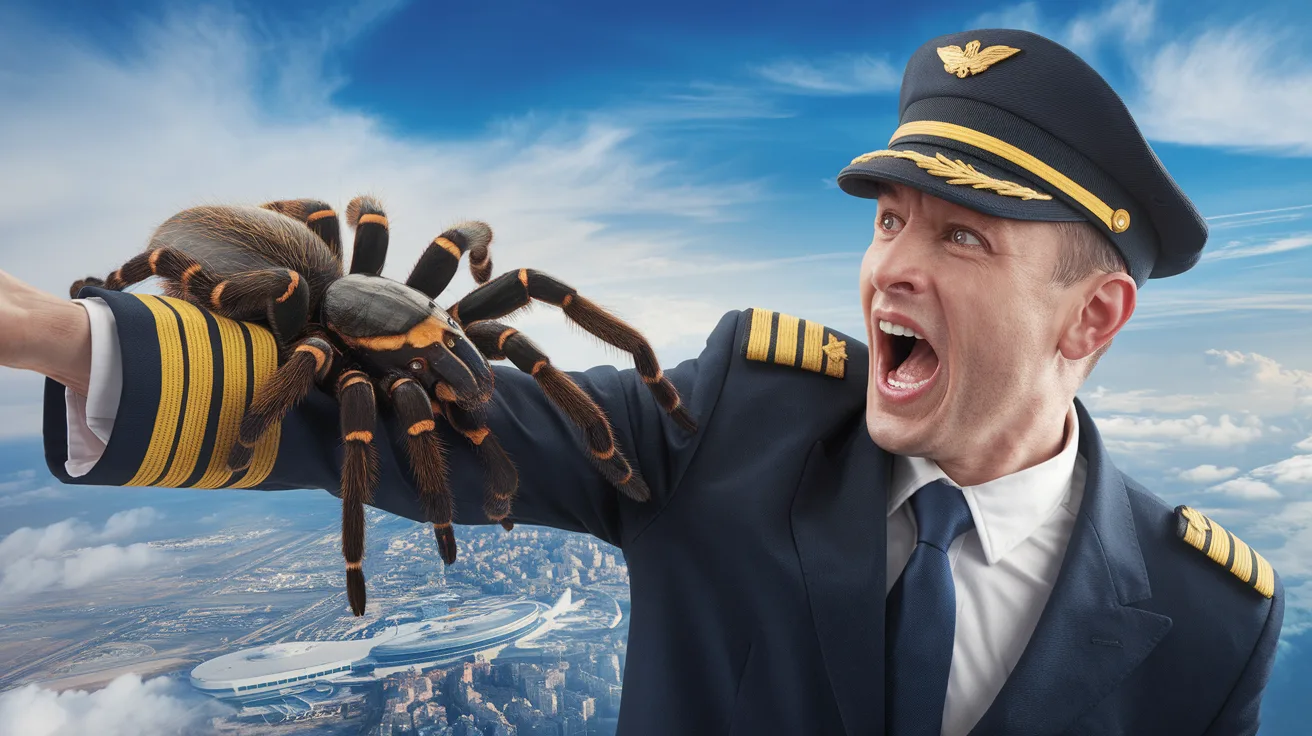 discover the incredible incident where a tarantula bites an iberia pilot in mid-flight, just before landing at barajas airport. an astonishing story combining aviation and suspense, not to be missed!