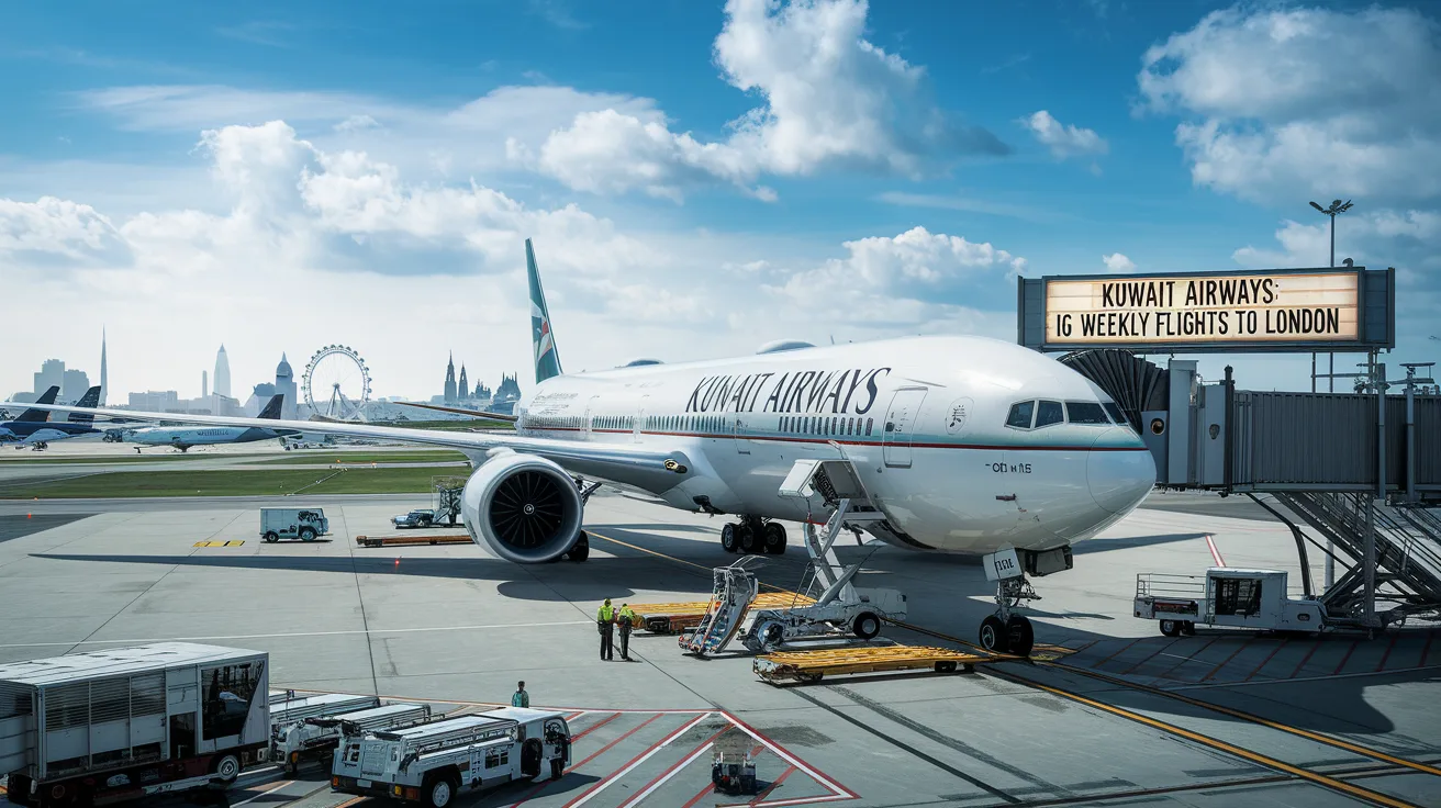 kuwait airways is expanding its services to london with the addition of a new frequency, now offering 16 weekly flights. find out more about this improvement, which makes it easier for you to travel between kuwait and the british capital.