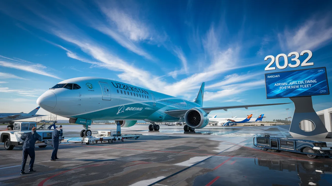 découvrez comment uzbekistan airways prévoit d'améliorer son service en intégrant 14 nouveaux boeing dreamliner dans sa flotte d'ici 2032, symbole de confort et d'innovation pour ses passagers.