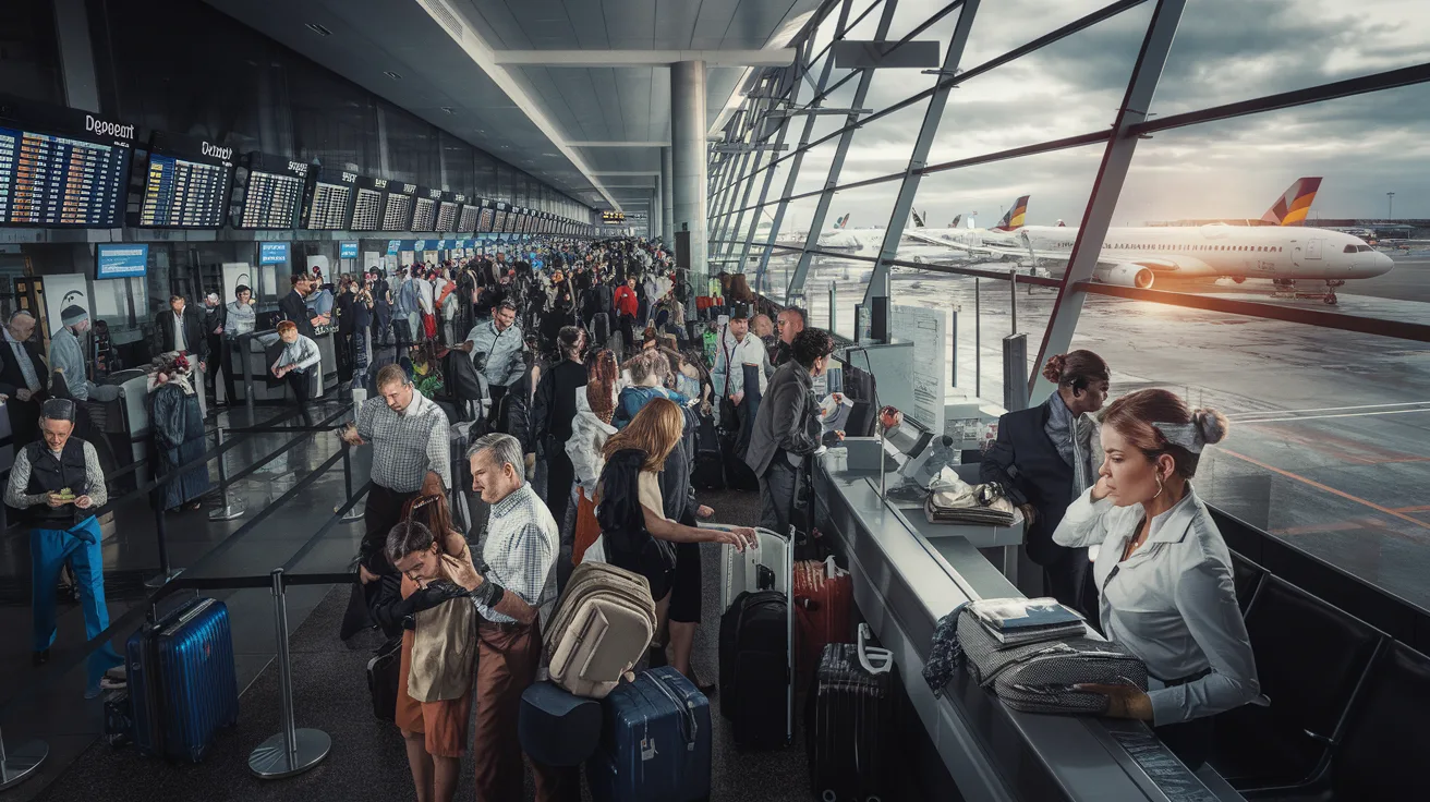 find out how a 24-hour work stoppage in germany caused chaos at airports on monday, affecting thousands of travelers and disrupting air traffic across the country.