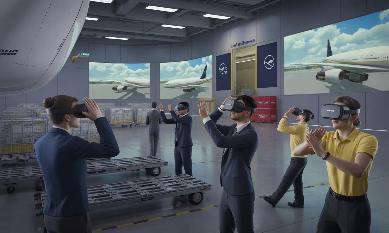 découvrez comment lufthansa cargo révolutionne la formation de ses équipes au chargement des avions grâce à l'innovation de la réalité virtuelle, alliant technologies modernes et efficacité opérationnelle.