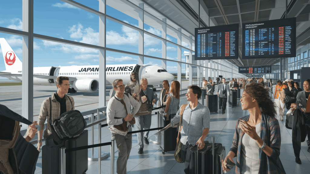 découvrez comment japan airlines a enregistré une hausse significative de son chiffre d'affaires, portée par une augmentation impressionnante de 14 % de son trafic international. analyse des tendances et des perspectives de croissance dans le secteur aérien.