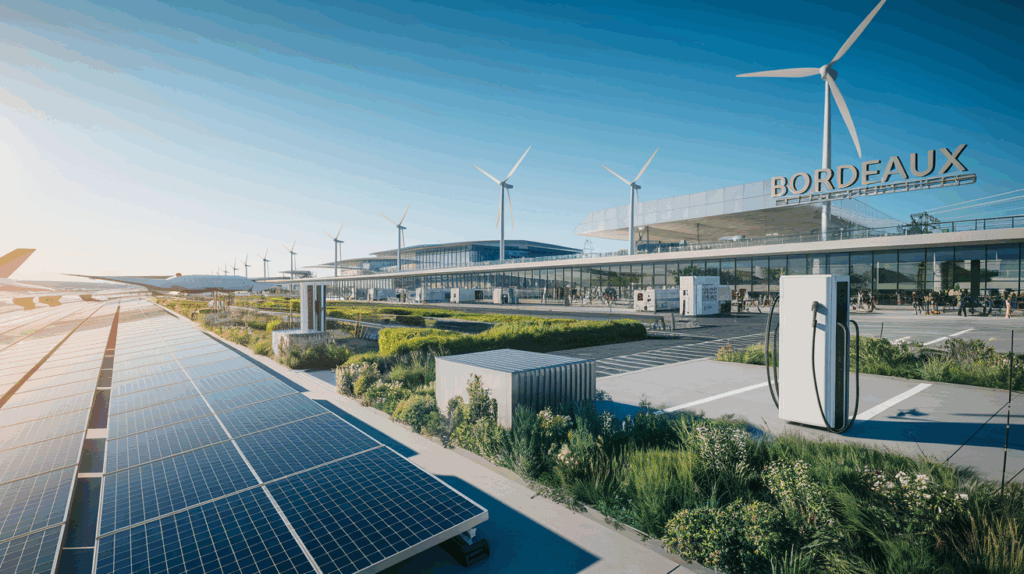 discover how bordeaux airport is progressing towards energy self-sufficiency through innovative and sustainable initiatives that contribute to a greener future.