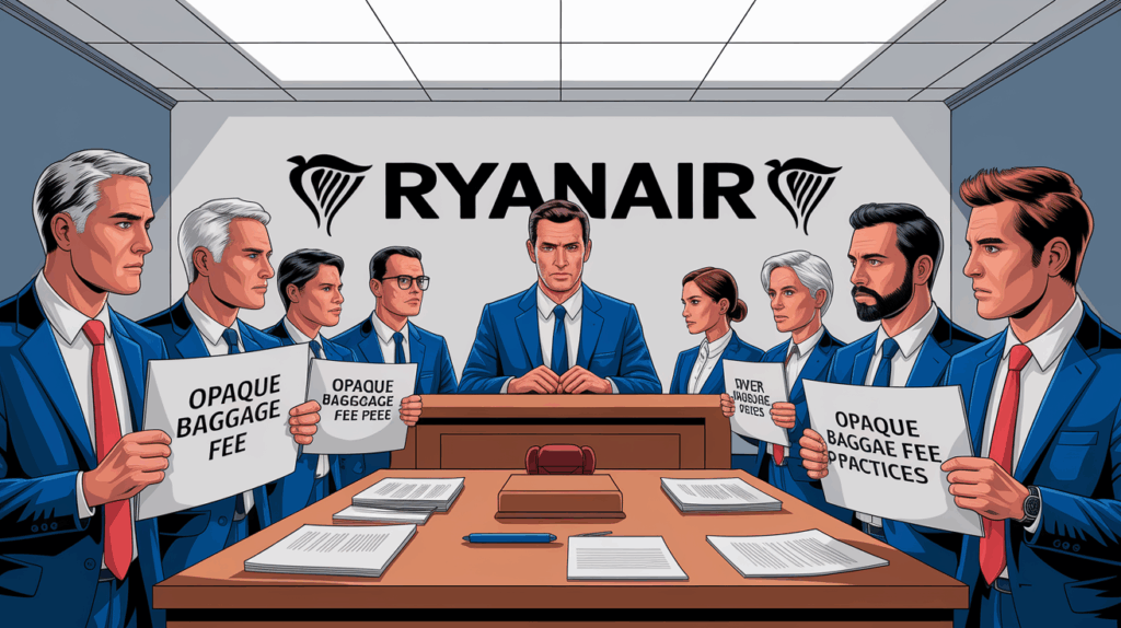 découvrez comment une association belge attaque ryanair en justice pour dénoncer ses pratiques floues concernant les frais de bagages. une affaire qui soulève des questions sur la transparence des compagnies aériennes et la protection des consommateurs.
