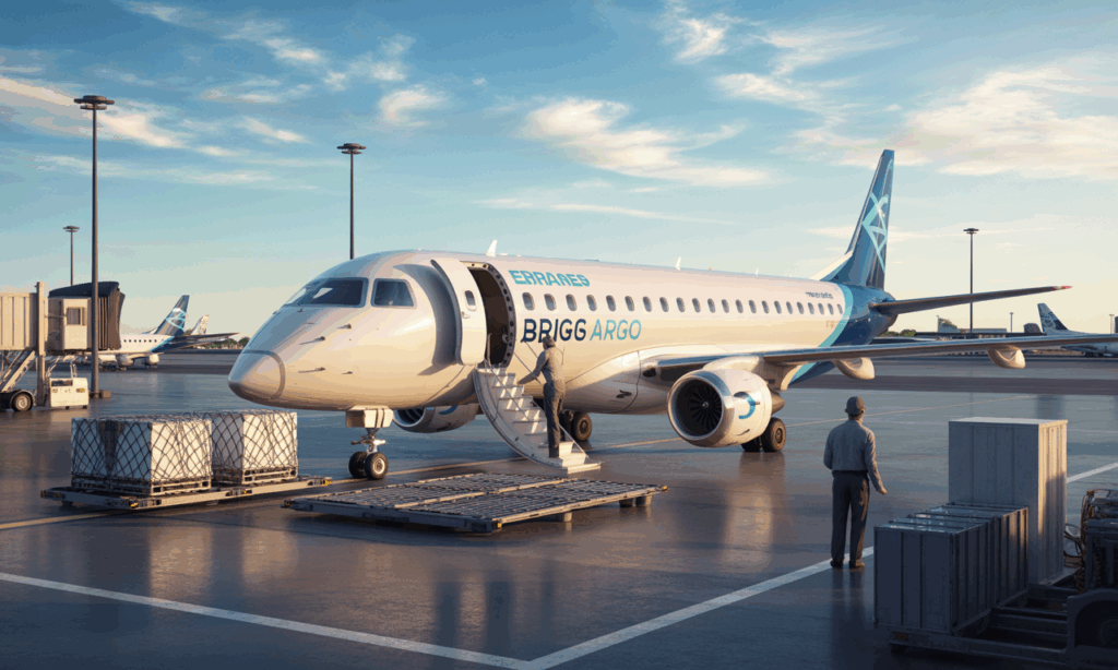 discover how bridges air cargo is breaking new ground by becoming the first to operate embraer's e190f electric cargo aircraft. explore the benefits of this sustainable technology that is transforming air freight transport.