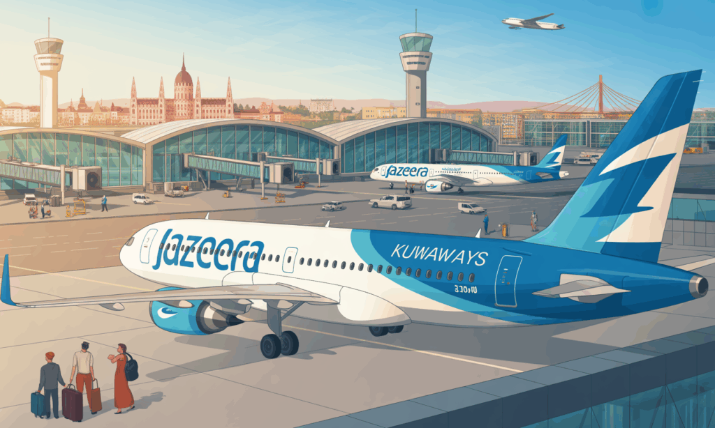 découvrez la nouvelle liaison de jazeera airways entre le koweït et budapest, facilitant vos déplacements vers la magnifique capitale hongroise. profitez d'un service de qualité et d'une expérience de voyage inoubliable.