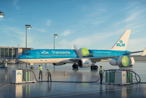 find out how klm, transavia and conscious aerospace are working together to revolutionize sustainable aviation with innovative hydrogen fuel cell technologies. an essential initiative to reduce the environmental impact of air transport.