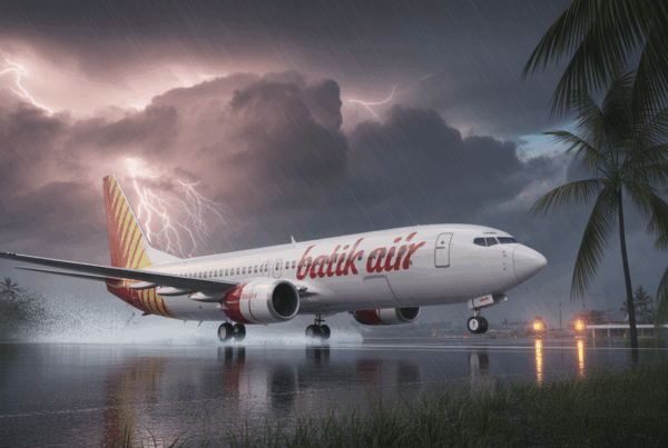 découvrez comment un boeing 737 de batik air a réalisé un atterrissage impressionnant au cœur d'une tempête en indonésie, démontrant ainsi l'habileté des pilotes et la robustesse de l'avion face aux conditions climatiques extrêmes.