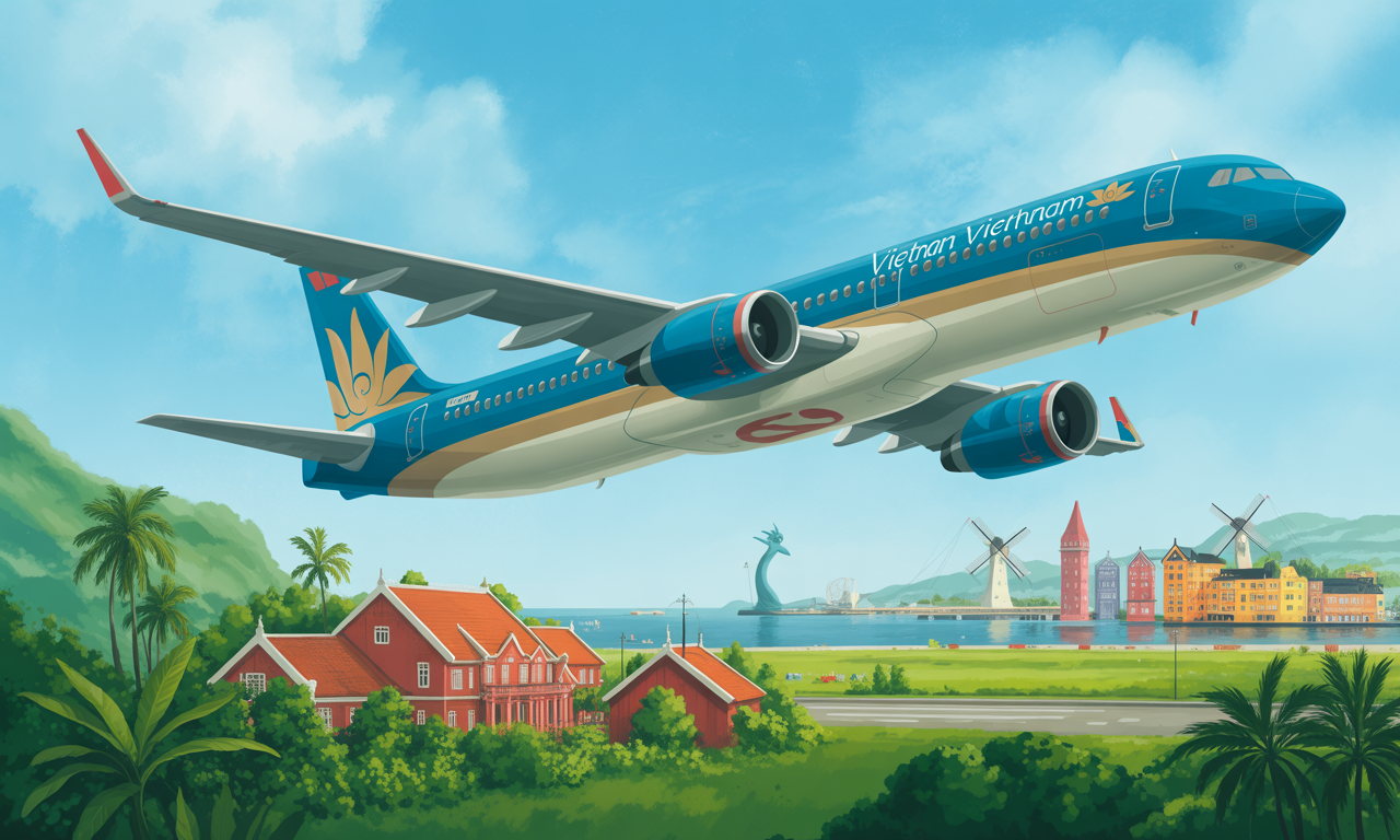 découvrez la nouvelle route inaugurée par vietnam airlines qui relie le vietnam au danemark, offrant de nouvelles opportunités de voyage entre ces deux destinations fascinantes. profitez de services exceptionnels et d'une expérience de vol inoubliable tout en explorant la culture et les paysages des deux pays.