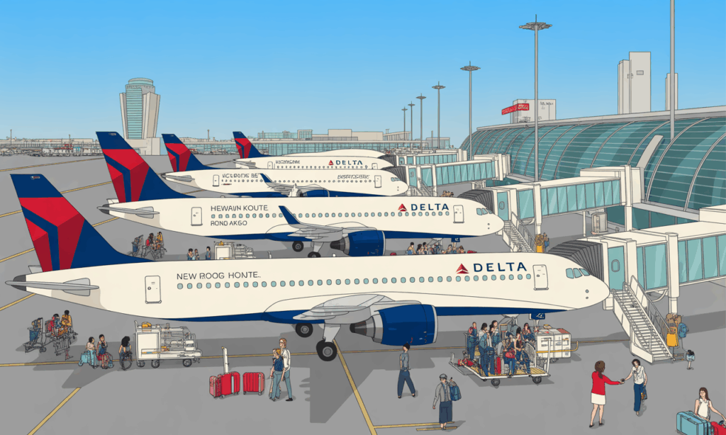 découvrez comment delta airways intensifie son engagement à l'aéroport de los angeles (lax) en ajoutant de nouvelles liaisons vers hong kong et chicago, améliorant ainsi la connectivité internationale et les options de voyage.