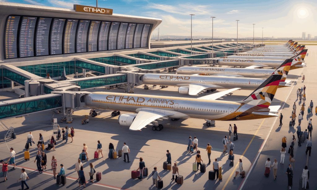 découvrez etihad airways, une compagnie aérienne reconnue pour son vaste réseau reliant 20 millions de passagers à travers le monde, soutenue par une flotte moderne de plus de 100 avions. volez avec excellence et confort vers vos destinations préférées.