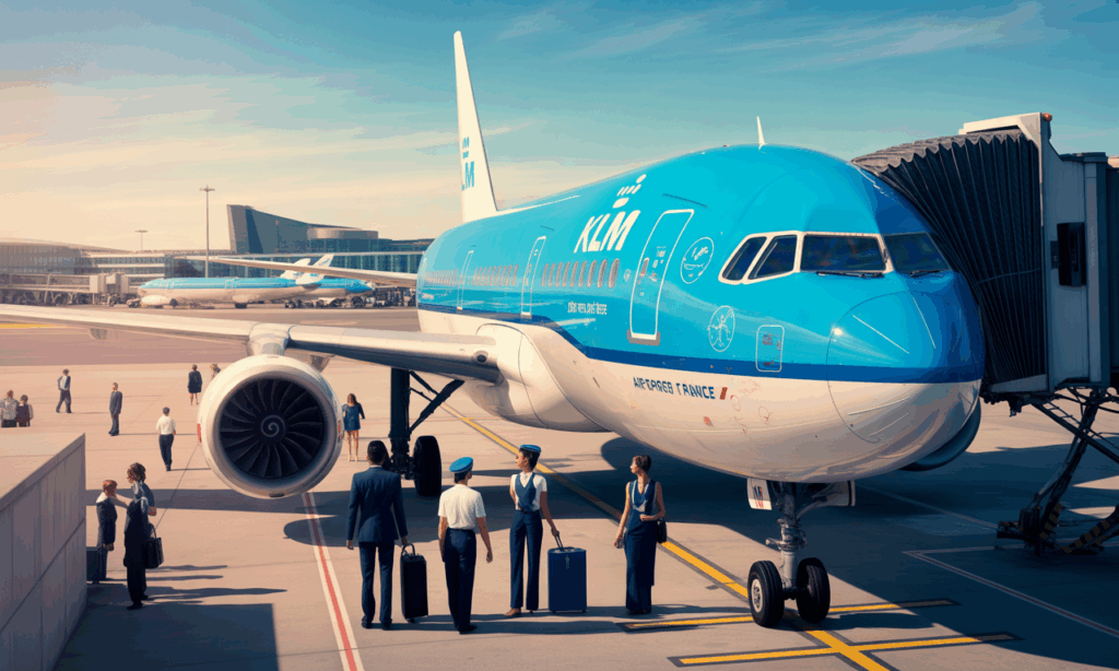 find out how klm uses an air france crew to guarantee flight connections to new york, combining expertise and quality service for an unforgettable travel experience.