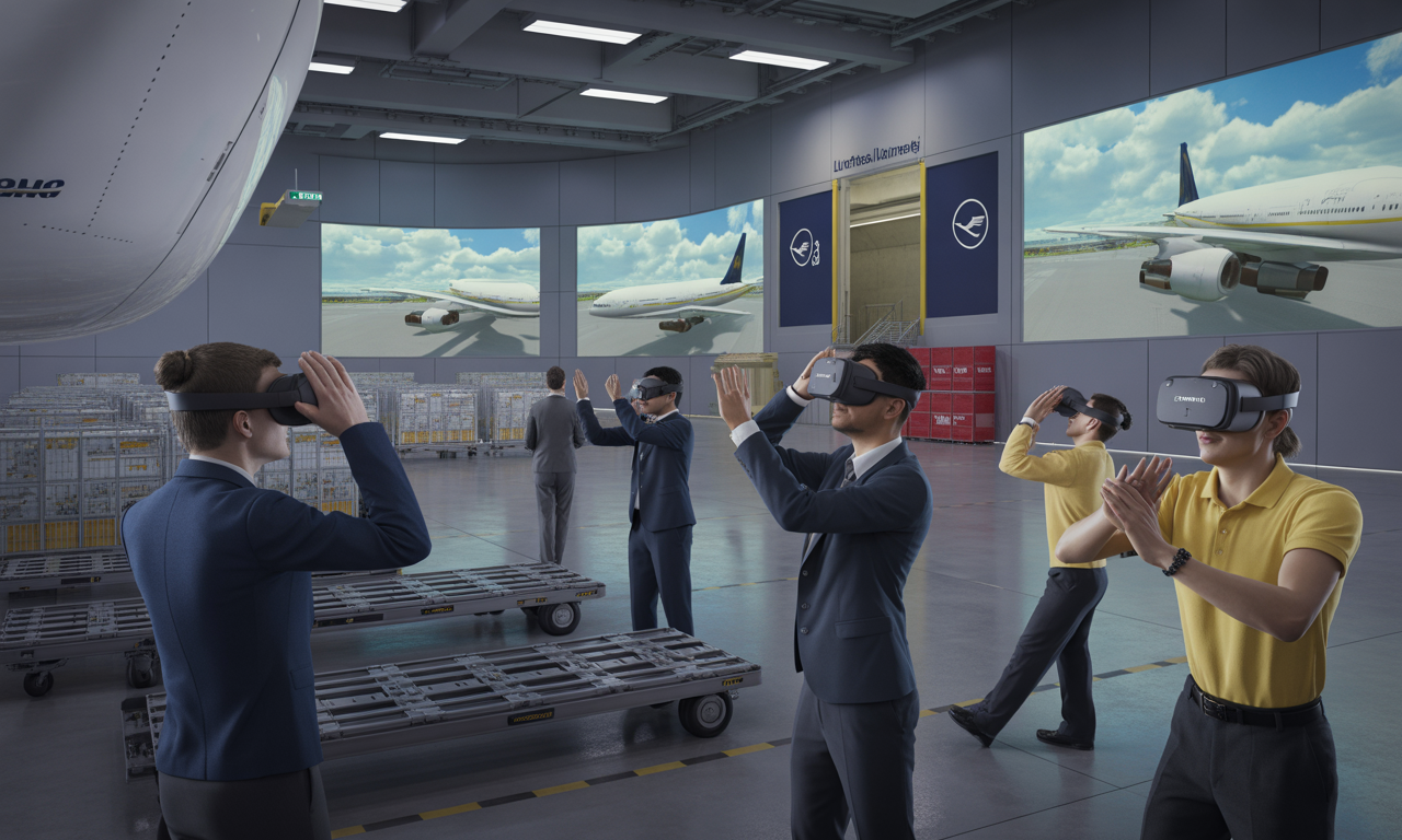 find out how lufthansa cargo is revolutionizing the training of its aircraft loading teams thanks to the innovation of virtual reality, combining modern technology and operational efficiency.