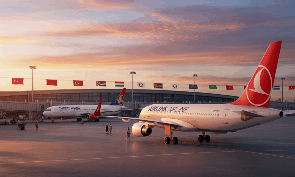 discover the new codeshare agreement between turkish airlines and airlink, facilitating travel between turkey and south africa. enjoy improved connectivity and an enhanced travel experience thanks to this strategic collaboration.
