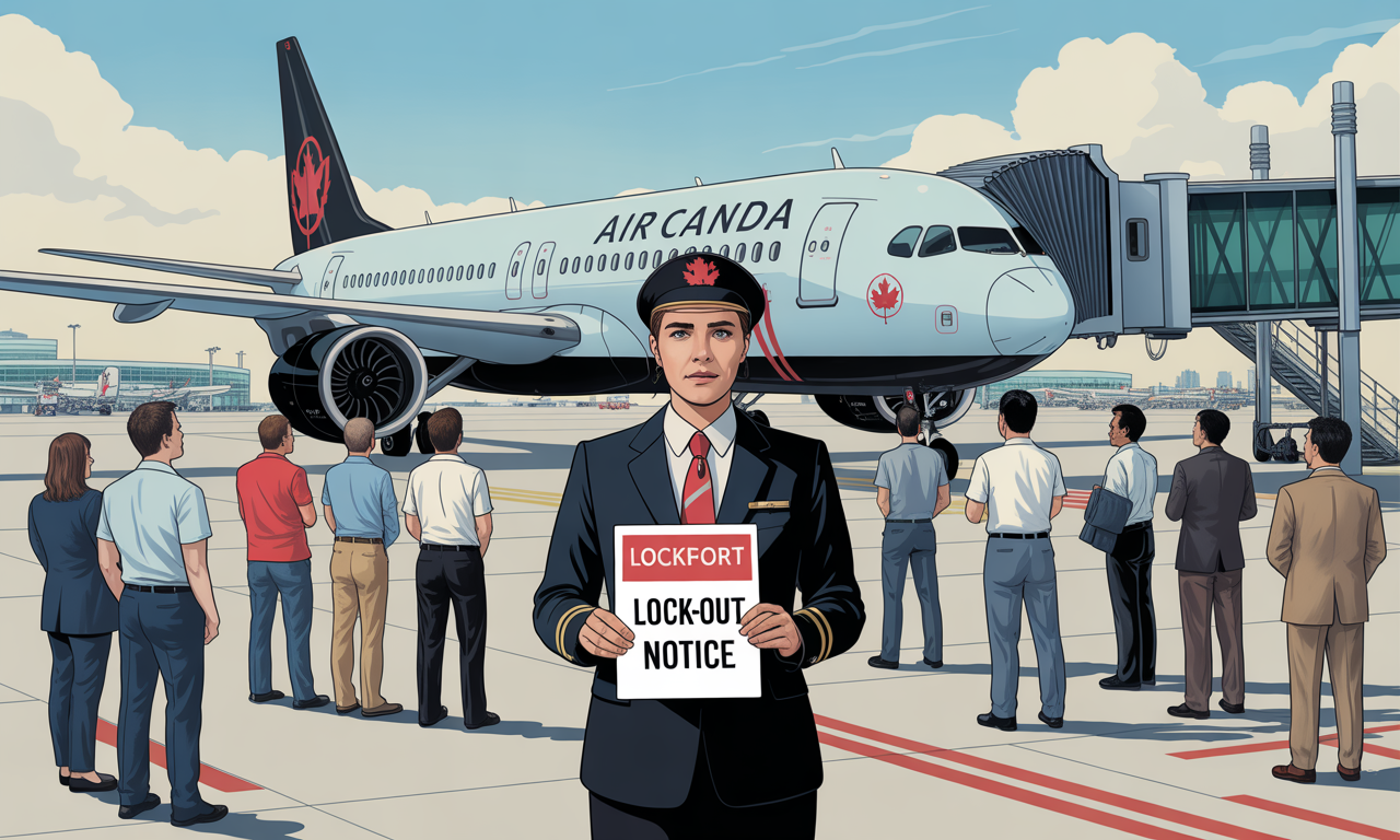air canada faces 72-hour strike notice from the cupe union and responds by issuing a lockout notice, intensifying the conflict with flight attendants as the peak summer season approaches.