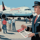 air canada faces 72-hour strike notice from the cupe union. in response, the airline issues a lockout notice, intensifying tensions in canada's air transport sector.