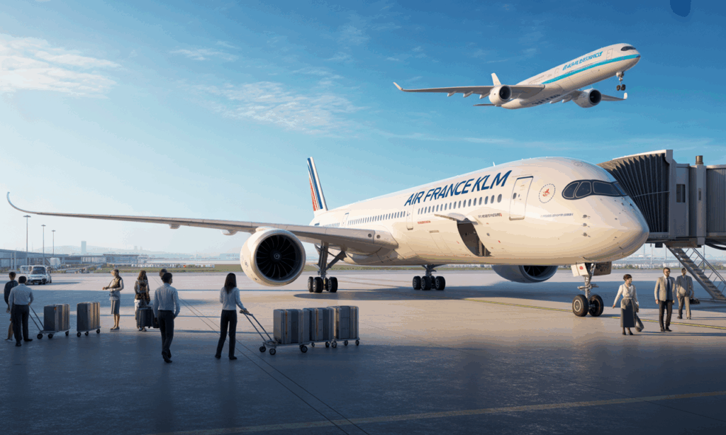 air france-klm opts for the a350-900 as its new flagship aircraft, focusing on performance and efficiency, while abandoning the a350-1000 to optimize its long-haul fleet.