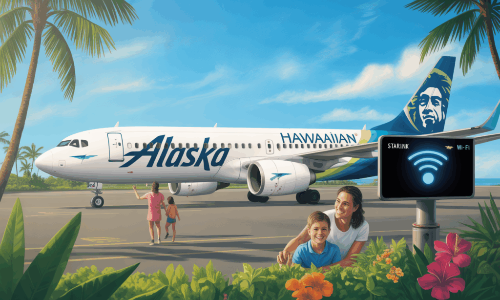 découvrez comment alaska airlines renforce son programme de fidélité grâce à un nouveau partenariat avec hawaiian airlines et propose le wi-fi starlink à bord pour une expérience de voyage améliorée.