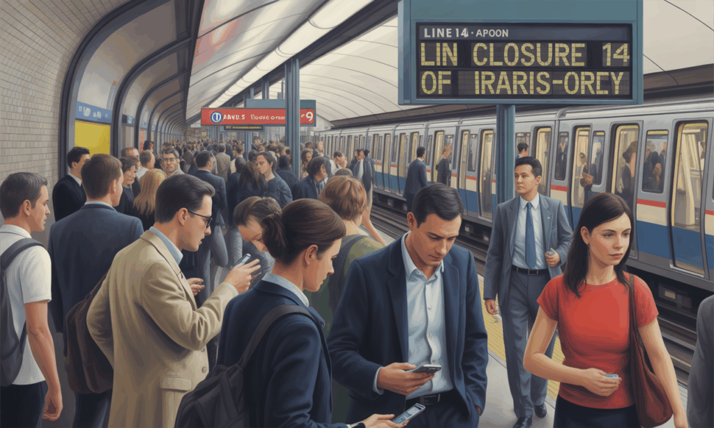 find out more about the closure of metro line 14 to paris-orly, which will affect journeys over the next week. keep up to date with alternatives and travel tips.