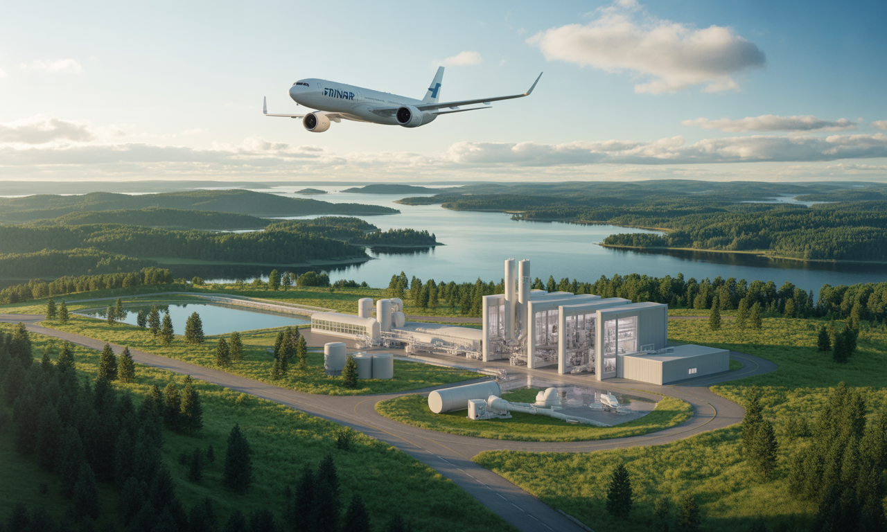 find out how finland and finnair are collaborating on an innovative project to produce sustainable aviation fuel (saf) from biogenic co₂, paving the way for greener aviation.