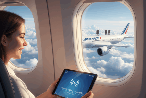 discover how air france is transforming the travel experience by offering ultra-fast wifi on board its aircraft, thanks to innovative starlink technology. travel connected, wherever you are in the sky!