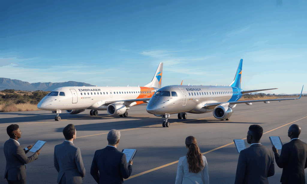 find out how the embraer e190-e2 and e195-e2 aircraft have just received official certification in south africa, opening up new prospects for regional aviation on the continent.